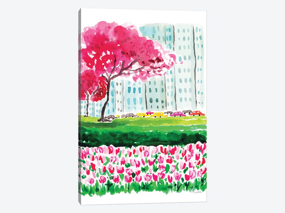Tulips On Park Avenue by Natasha Joseph 1-piece Canvas Artwork