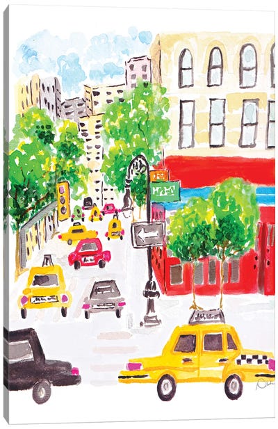 New York Minute Canvas Art Print - Natasha Joseph