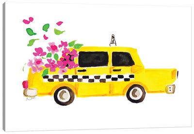 NYC Taxi I Canvas Art Print - Natasha Joseph