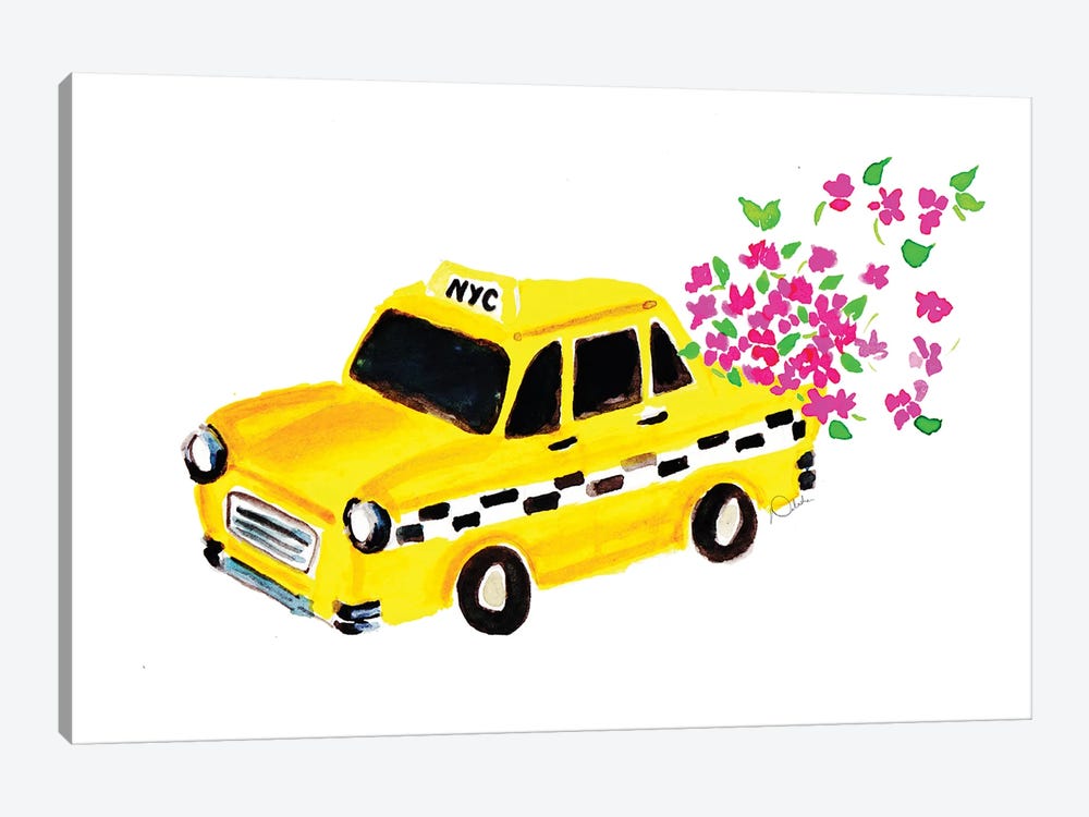 NYC Taxi II by Natasha Joseph 1-piece Canvas Art