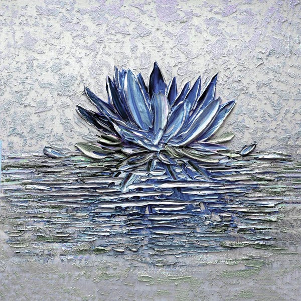 Lotuses: Pure Peace - Blue by Nada Khatib