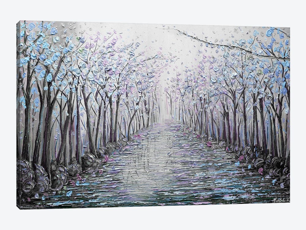My Hope - Blue Purple by Nada Khatib 1-piece Canvas Print