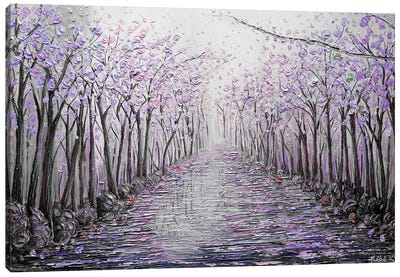My Hope - Purple Lavender Canvas Art Print - Hallway Art