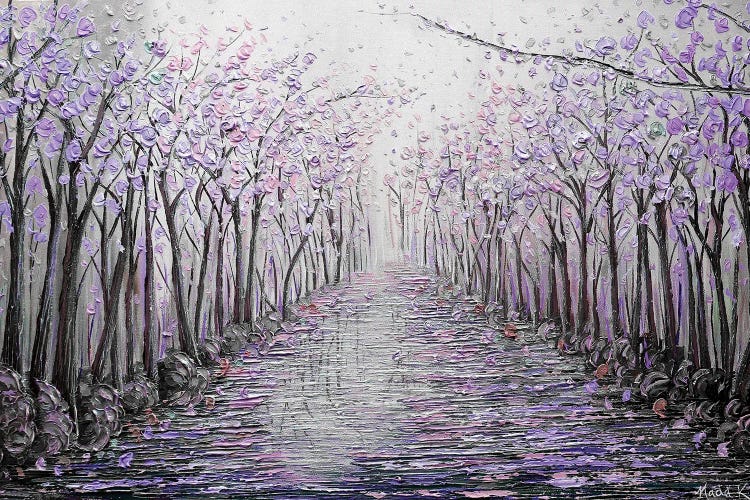 My Hope - Purple Lavender by Nada Khatib wall art