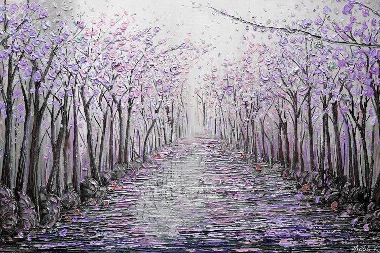 My Hope - Purple Lavender by Nada Khatib canvas print