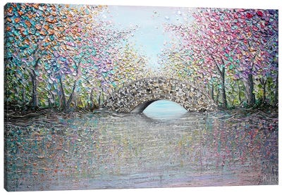 What A Wonderful World Canvas Art Print - Urban River, Lake & Waterfront Art