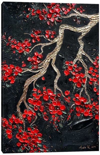 Night Bloom Canvas Art Print - Nada Khatib