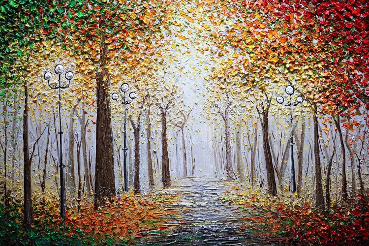 Rebirth - Autumn Forest by Nada Khatib wall art