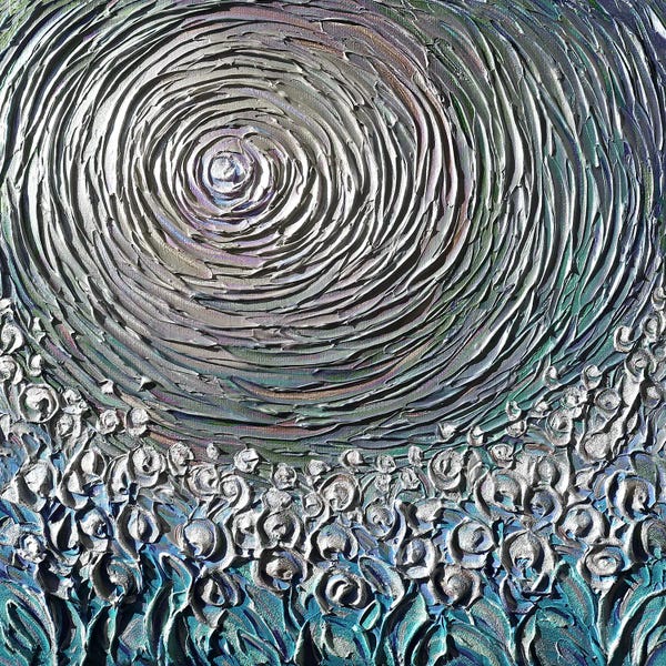 Silver: Land Of Fairy Dust - Turquoise Silver by Nada Khatib