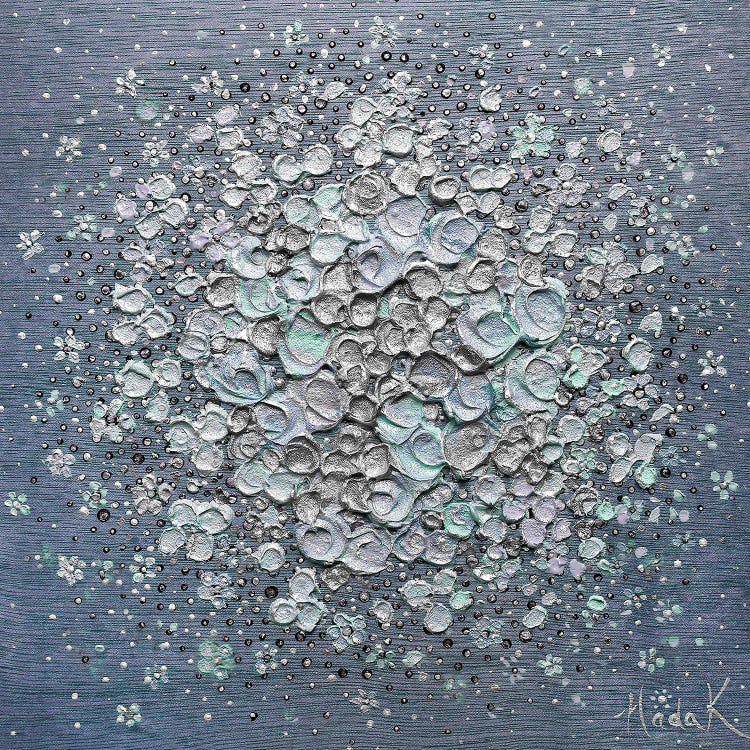 Starry Bloom - Blue by Nada Khatib wall art