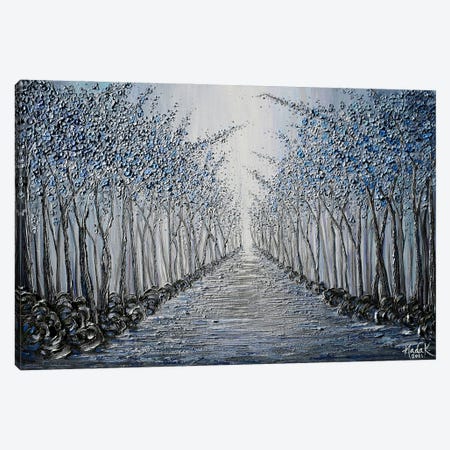 Fairytale Lane - Blue Canvas Print #NKH184} by Nada Khatib Canvas Print
