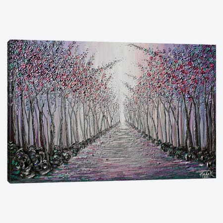 Fairytale Lane - Original Multi Color Canvas Print #NKH185} by Nada Khatib Canvas Print
