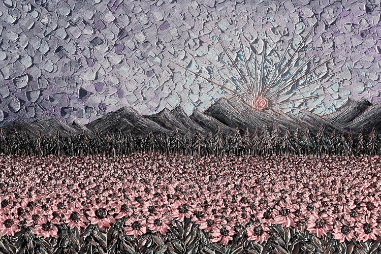 And Still, I Rise - Salmon Pink Gray by Nada Khatib wall art
