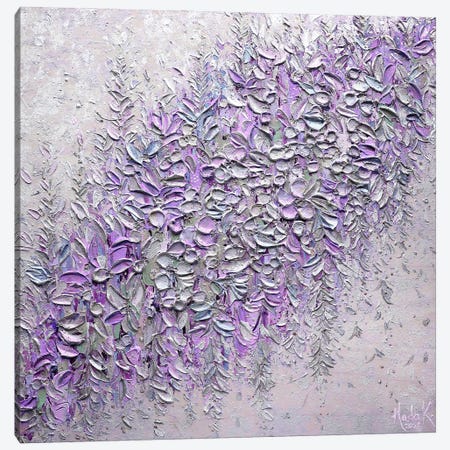 Beauty Everywhere - Purple Canvas Print #NKH190} by Nada Khatib Canvas Art Print