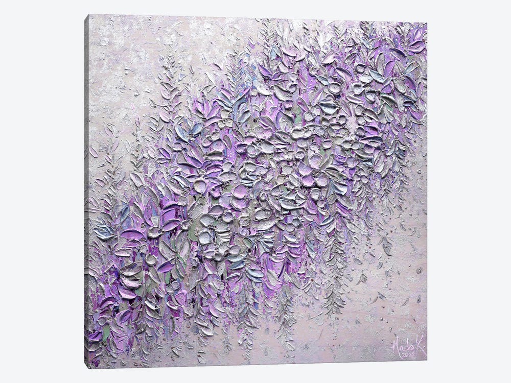 Beauty Everywhere - Purple by Nada Khatib 1-piece Canvas Art