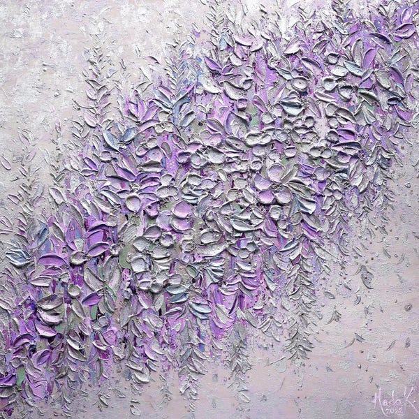 Middle Eastern Artists: Beauty Everywhere - Purple by Nada Khatib