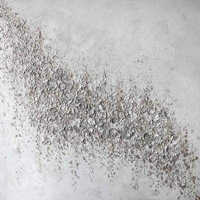 Celebration - Gray by Nada Khatib canvas print