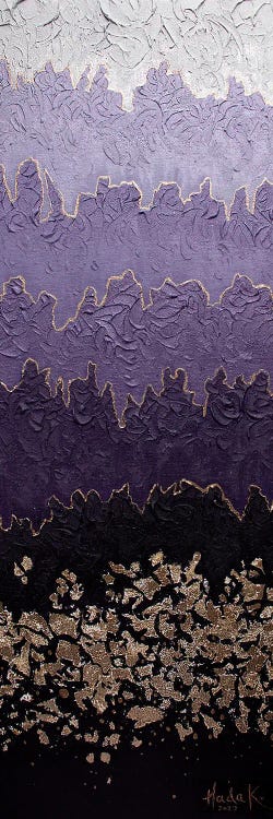 Misty - Purple by Nada Khatib wall art