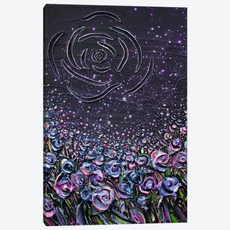 Come Home To Roses - Original Multi Color Canvas Print #NKH200} by Nada Khatib Canvas Art Print