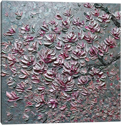 Reach For The Sky - Pink Canvas Art Print - Nada Khatib