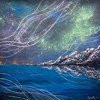 Northern Lights by Nada Khatib canvas print