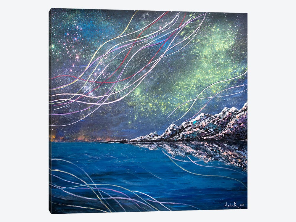 Northern Lights by Nada Khatib 1-piece Canvas Art
