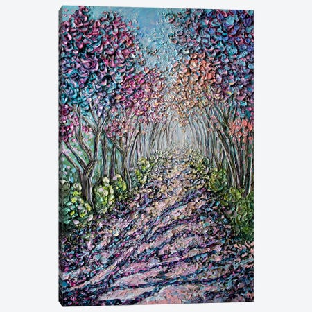 Nature's Candy Forest - Original Canvas Print #NKH215} by Nada Khatib Canvas Print