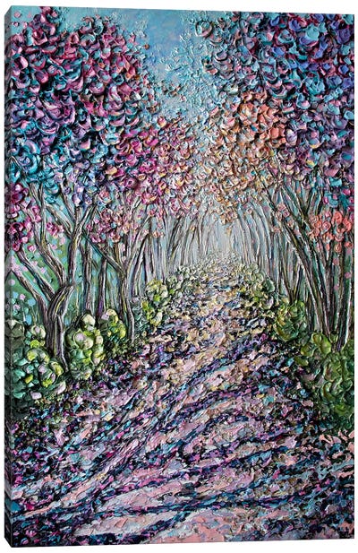 Nature's Candy Forest - Original Canvas Art Print - Nada Khatib