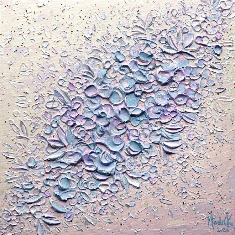 Peaches N Cream - Gray Purple Blue