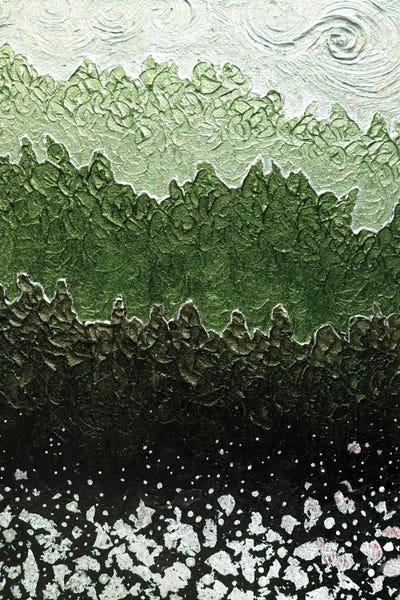 Haze Green by Nada Khatib canvas print