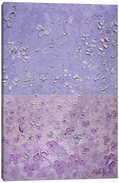 The Color Purple Canvas Art Print - Purple Abstract Art