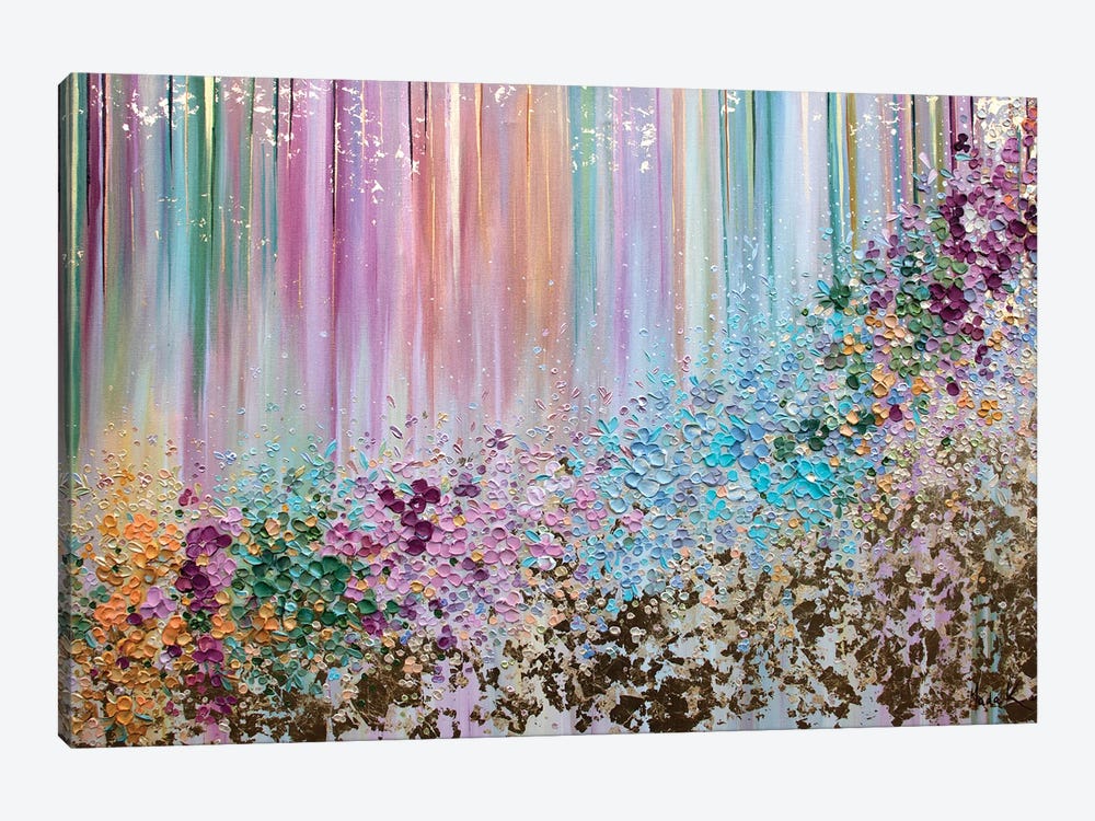 Symphony Of Color Original by Nada Khatib 1-piece Canvas Wall Art