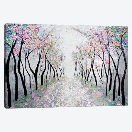 Blossoms In The Breeze Canvas Print #NKH269} by Nada Khatib Canvas Print