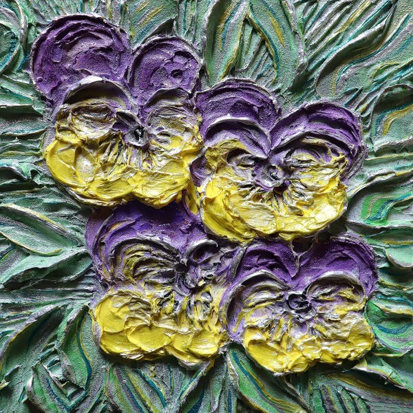 Pansies: Pretty Pansies by Nada Khatib