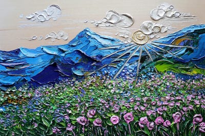 Blissful View by Nada Khatib canvas print