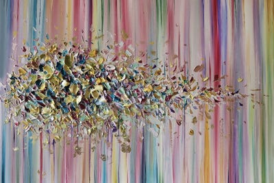 Awakening Colorful by Nada Khatib framed canvas print