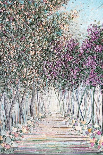 Tranquil Trail by Nada Khatib metal wall art