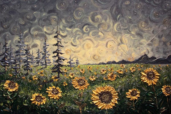 Swirling Dreams - Sunflower