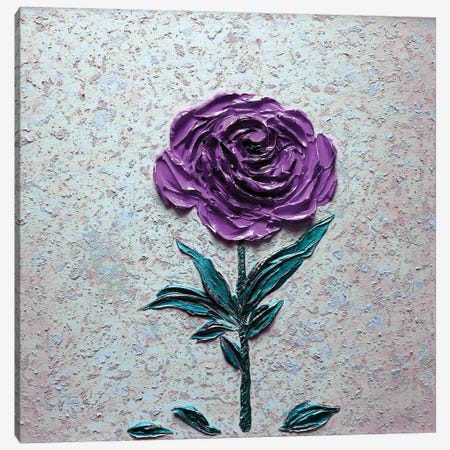 Bold Beauty - Purple Canvas Print #NKH30} by Nada Khatib Canvas Wall Art