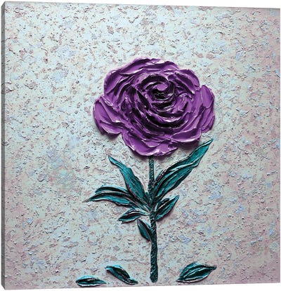 Bold Beauty - Purple Canvas Art Print