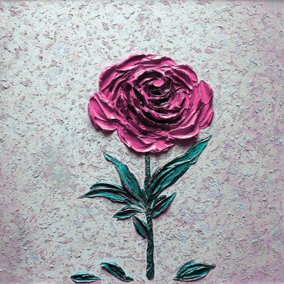 Bold Beauty - Pink by Nada Khatib framed canvas print