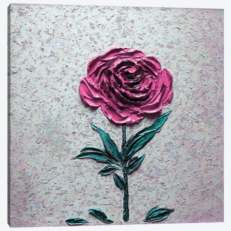 Bold Beauty - Pink Canvas Print #NKH31} by Nada Khatib Canvas Wall Art