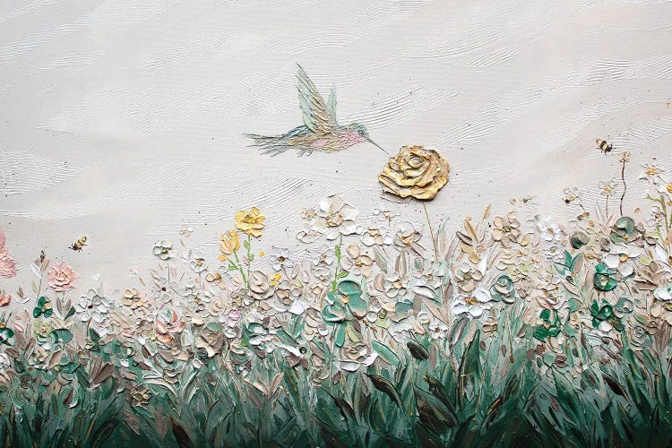 Iridescent Hummingbird by Nada Khatib wall art