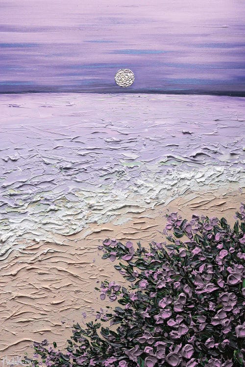 Dreaming Of You - Purple Lavender Lilac by Nada Khatib wall art