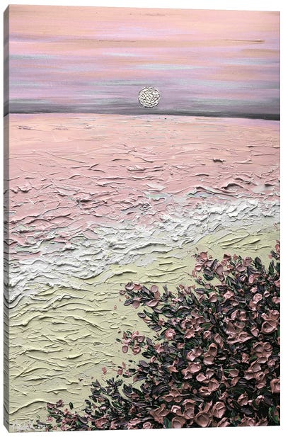 Dreaming Of You - Rose Gold Canvas Art Print - Nada Khatib