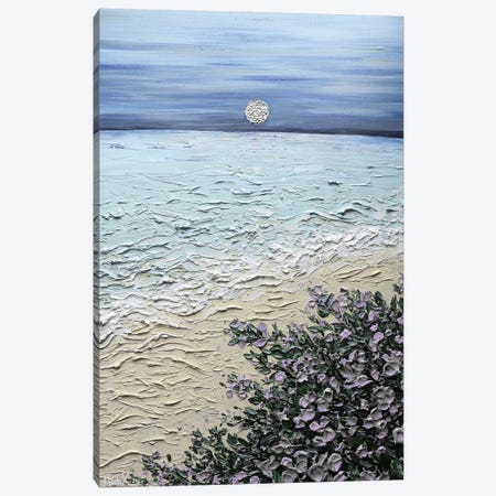 Dreaming Of You - Blue Taupe Canvas Print #NKH39} by Nada Khatib Canvas Wall Art