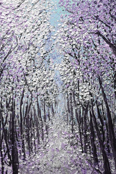 Art Enthusiast: Driftwood In September - Purple White by Nada Khatib