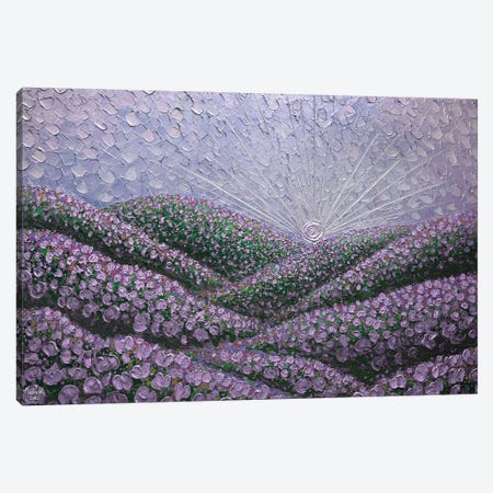 Hidden Hills - Purple Canvas Print #NKH61} by Nada Khatib Canvas Art Print