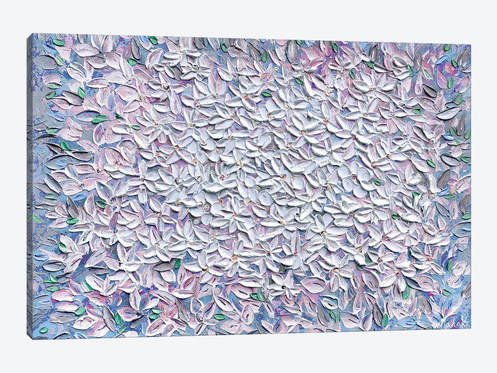 Jasmine - Blue Purple by Nada Khatib 1-piece Canvas Art Print