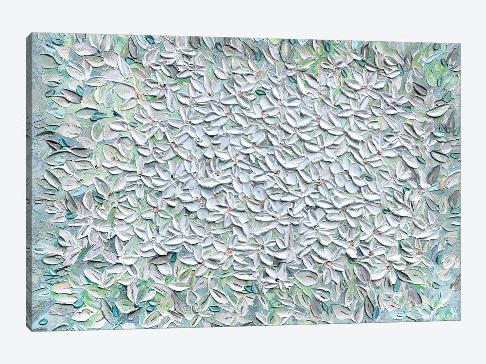 Jasmine - Mint Green by Nada Khatib 1-piece Canvas Art